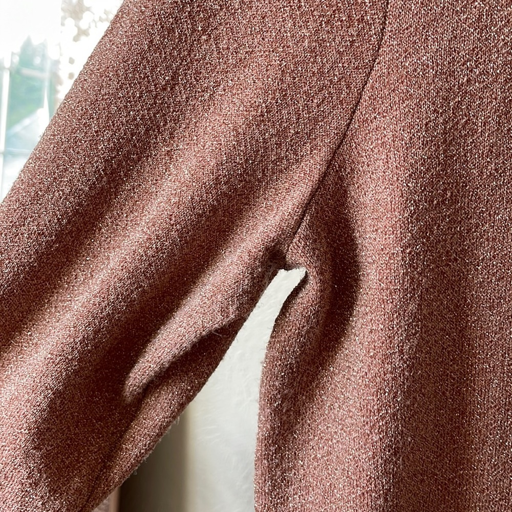 J.Crew Collection pretty rose double knit lurex cardigan - Picture 11 of 16